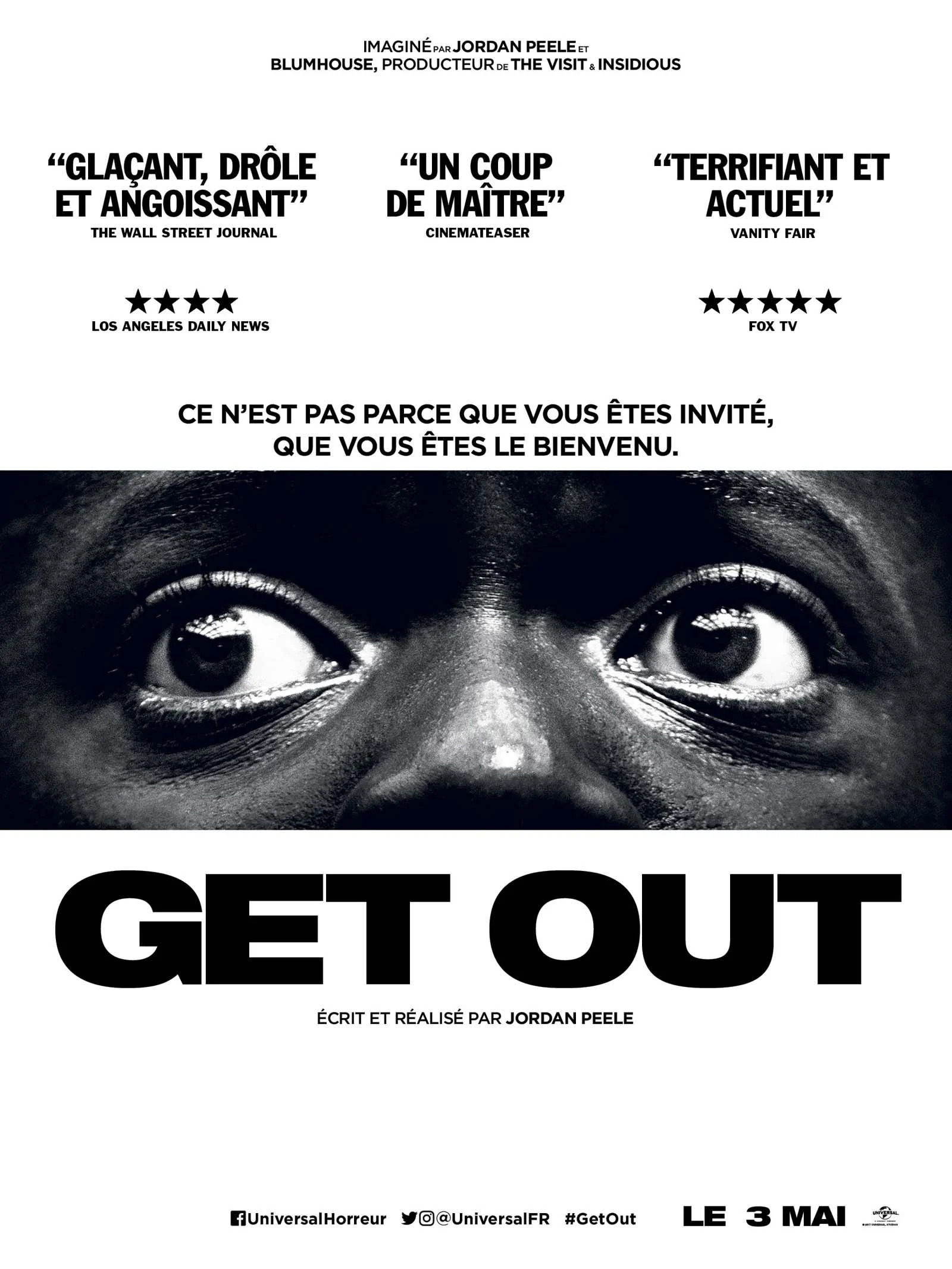 Affiche Get Out 2017